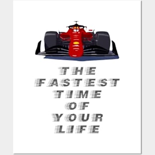 f1 racing fastest time Posters and Art